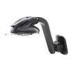 ColorWay | Magnetic Car Holder For Smartphone | Dashboard-2 | Adjustable | Magnetic | Gray | Panel or windshield mounting using a suction cup with a gel adhesive base. Fixing the smartphone with a plate that is glued to the case or to the back panel.
