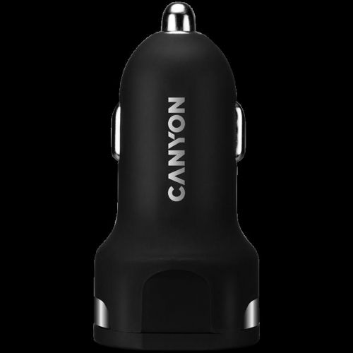 CANYON car charger C-04 2.4A/2USB-A Black