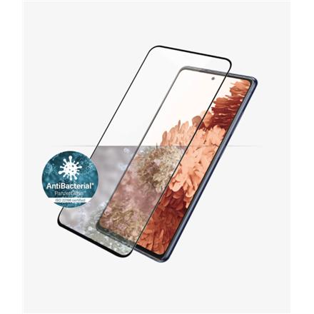 PanzerGlass | Samsung | Galaxy S21+ Series | Antibacterial glass | Black | Case Friendly, Compatible with the in-screen fingerprint reader | Antifingerprint screen protector 7257