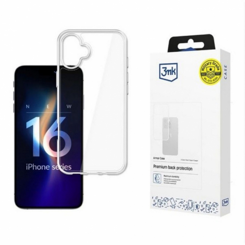 3MK Armor Case iPhone 16 clear