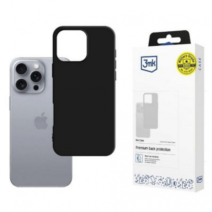 3MK Matt Case iPhone 16 Pro Max 6,9 black