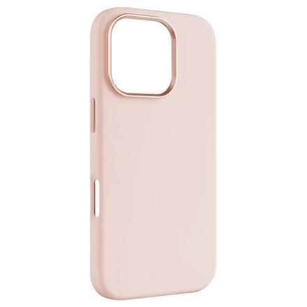 Fixed MagFlow | Back cover | Apple | iPhone 16 Pro | Liquid silicon | Pink FIXFLM2-1402-PI