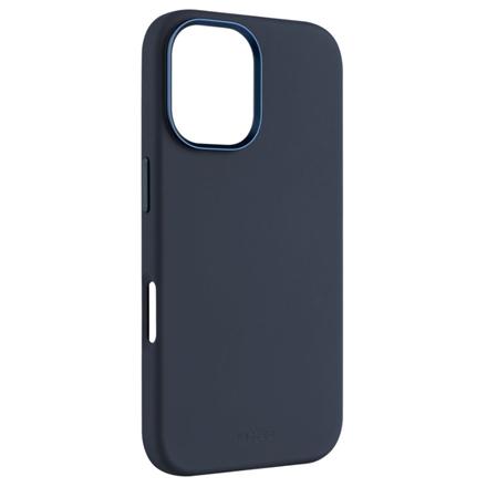 Fixed MagFlow | Back cover | Apple | iPhone 16 | Liquid silicon | Blue FIXFLM2-1400-BL