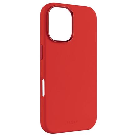 Fixed MagFlow | Back cover | Apple | iPhone 16 | Liquid silicon | Red FIXFLM2-1400-RD