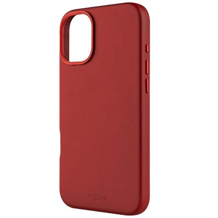 Fixed MagLeather | Back cover | Apple | iPhone 16 Plus | Leather | Red FIXLM-1401-RD