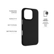 Fixed | Story | Back Cover | Apple | iPhone 16 Pro | Rubber | Black FIXST-1402-BK