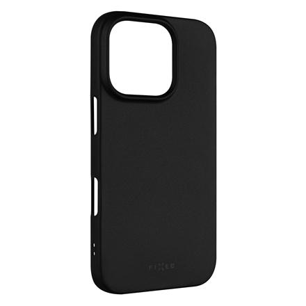 Fixed | Story | Back Cover | Apple | iPhone 16 Pro | Rubber | Black FIXST-1402-BK