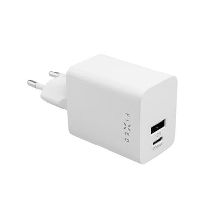 Fixed Mini USB-C/USB Travel Charger 45W | FIXC45M-CU-WH FIXC45M-CU-WH