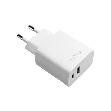 Fixed USB-C/USB Travel Charger 20W | FIXC20N-CU-WH FIXC20N-CU-WH