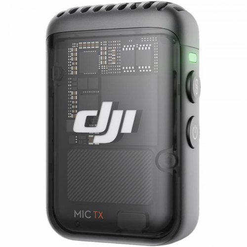 DJI Mic 2, must - Saatja koos mikrofoniga / CP.RN.00000328.01