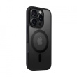 CRONG Case with MagSafe do IP 16 Pro Max Hybrid Frost MAG Cover (black)