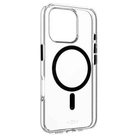 Fixed | MagPurity | Back Cover | Apple | iPhone 16 Pro Max | TPU | Clear, Black FIXPURM-1403-BK