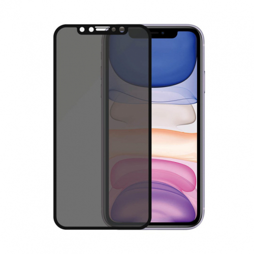 PanzerGlass | P2665 | Screen protector | Apple | iPhone Xr/11 | Tempered glass | Black | Confidentiality filter; Full frame coverage; Anti-shatter film (holds the glass together and protects against glass shards in case of breakage); Case Friendly –