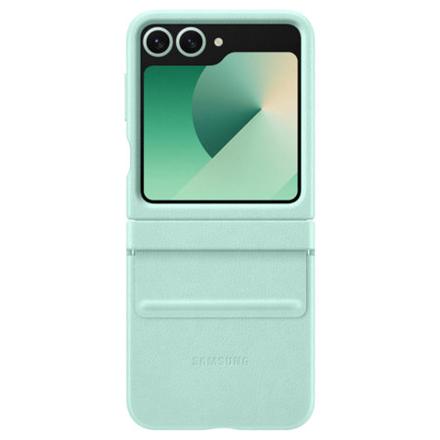 Samsung | Case | Samsung | Galaxy Z Flip 6 | Leather | Green EF-VF741PMEGWW