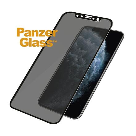 PanzerGlass | P2666 | Screen protector | Apple | iPhone X/Xs/11 Pro | Tempered glass | Black | Confidentiality filter; Full frame coverage; Anti-shatter film (holds the glass together and protects against glass shards in case of breakage); Case Friendly