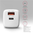AXAGON Wallcharger 2x port (USB-A + USB-C), 20W | ACU-PQ20W ACU-PQ20W