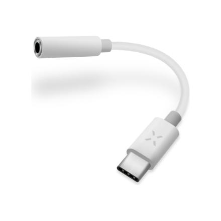 FIXED Link AdapterUSB-C/3.5mm jack, White | Fixed FIXL-CJD-WH