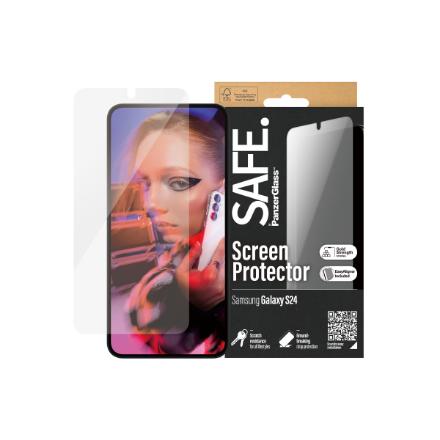 SAFE by PanzerGlass Screen Protector Samsung Galaxy S24 | Ultra-Wide Fit w EasyAligner | PanzerGlass SAFE95666