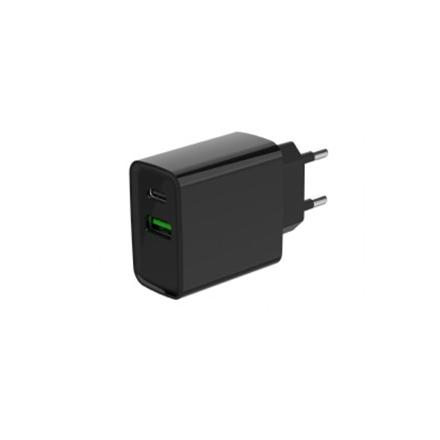 Gembird 2-port 20W USB Fast Charger | TA-UC-PDQC20-01-BK TA-UC-PDQC20-01-BK