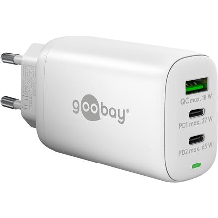 Goobay USB-C PD GaN Multiport Fast Charger (65 W) | 65408 65408