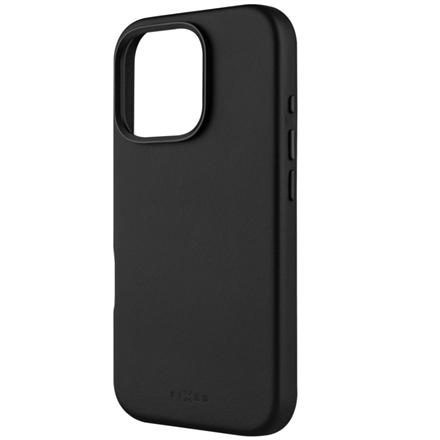 Fixed MagLeather | Back cover | Apple | iPhone 16 Pro | Leather | Black FIXLM-1402-BK