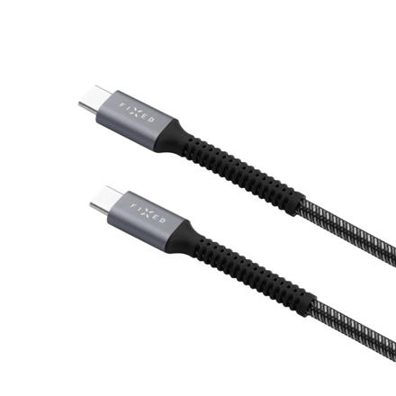 Fixed | Armor Cable USB-C/USB-C, 2 m, 240W | FIXDA-CC2-GR FIXDA-CC2-GR