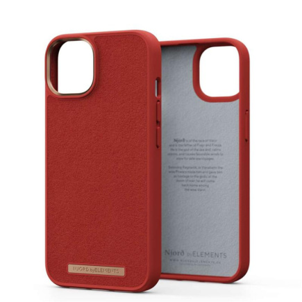 Njord byElements Suede Comfort+, iPhone 14, punane - Ümbris / NA41CM07