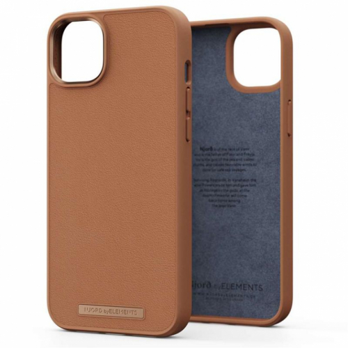 Njord byElements Genuine Leather, iPhone 14 Plus, pruun - Nahkümbris / NA42GL04