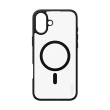 CARE by PanzerGlass Case Flagship Urban Combat | Back protection | Apple | iPhone 16 Plus | Recycled plastic | Transparent/Black | MagSafe 1359