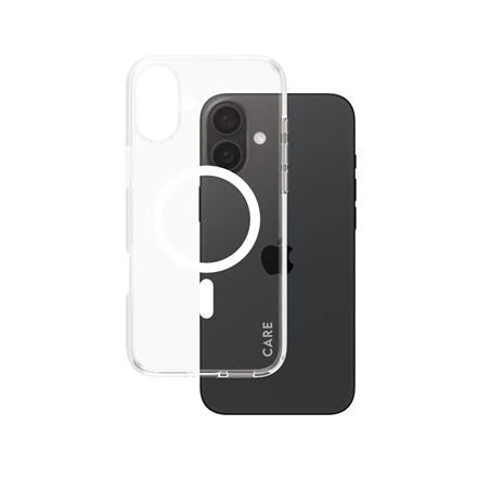 CARE by PanzerGlass Case Flagship | Back protection | Apple | iPhone 16 Plus | Recycled plastic | White | MagSafe 1339