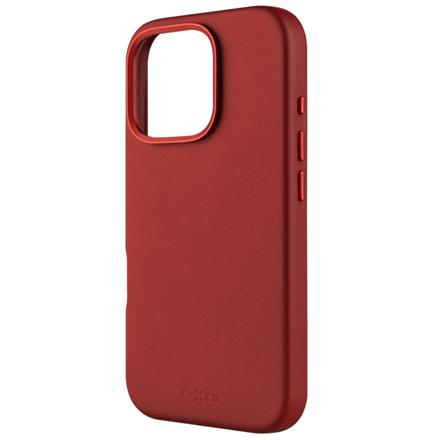 Fixed MagLeather | Back cover | Apple | iPhone 16 Pro | Leather | Red FIXLM-1402-RD