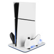 Fixed Multifunctional Station for PlayStation 5 (Slim) with Fans and Charging for two DualSense Controllers | FIXPS5S-MCS-BW FIXPS5S-MCS-BW