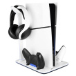 Fixed Multifunctional Station for PlayStation 5 (Slim) with Fans and Charging for two DualSense Controllers | FIXPS5S-MCS-BW FIXPS5S-MCS-BW