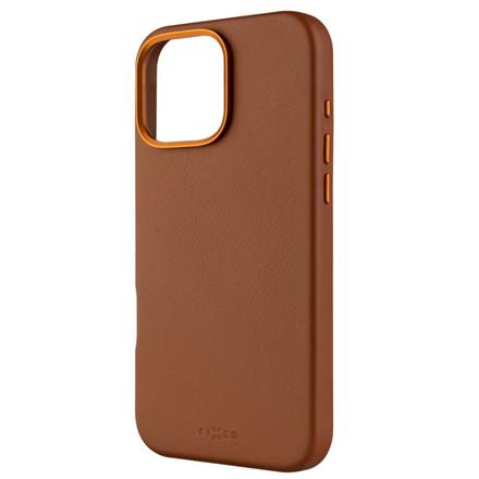 Fixed MagLeather | Back cover | Apple | iPhone 16 Pro Max | Leather | Brown FIXLM-1403-BRW