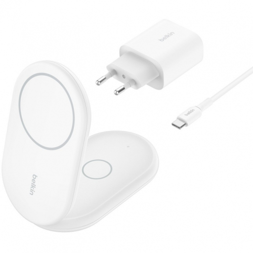 Belkin Wireless BOOST CHARGE Qi2 Ladestation 15W, weiss