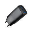 Cablexpert 3-port 65 W GaN USB PowerDelivery fast charger | TA-UC-PDQC65-01-BK TA-UC-PDQC65-01-BK