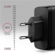 AXAGON GaN wallcharger, 3x port (USB-A + 2x USB-C), PD3.0/PPS/QC4+/SFC2.0/AFC/SCP/FCP/Apple, 100W | ACU-DPQ100 ACU-DPQ100