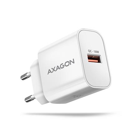 AXAGON Wallcharger 1x port USB-A, QC3.0/AFC/FCP/Apple, 18W | ACU-QC18W ACU-QC18W