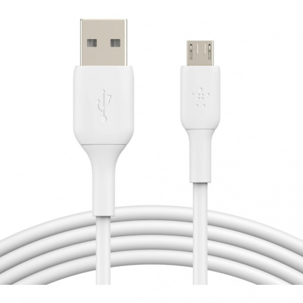 Belkin Micro-USB/USB-A Kabel PVC, 1m, weiß
