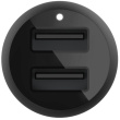 Belkin Dual USB-A Kfz-Ladegerät, 24W, schwarz