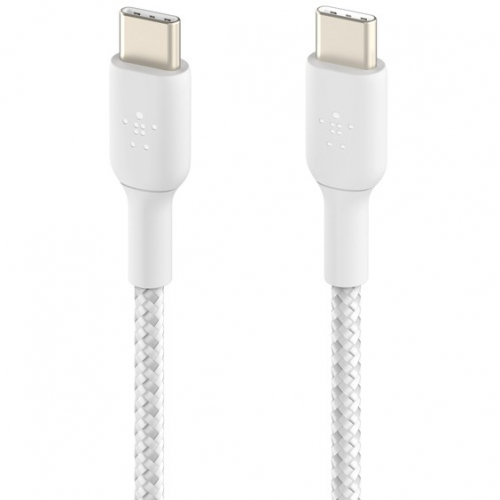 Belkin geflochtenes USB-C / USB-C-Kabel 2m, weiss