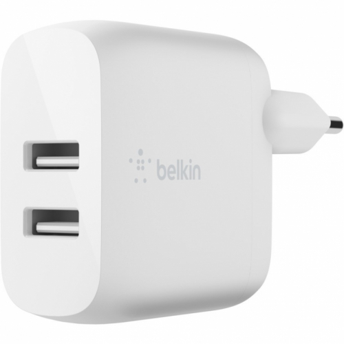 Belkin Dual USB-A Ladegerät, 24W, weiß