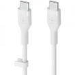 Belkin Flex USB-C/USB-C Kabel, Schnellladen bis 60W, 2m, weiß
