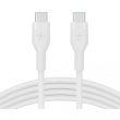 Belkin Flex USB-C/USB-C Kabel, Schnellladen bis 60W, 2m, weiß