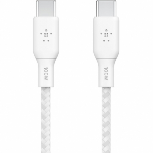 Belkin BOOST CHARGE USB-C/USB-C Kabel, bis 100 W, 2m, weiß