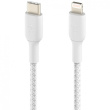 Belkin Lightning/USB-C Kabel ummantelt mfi 1m weiß