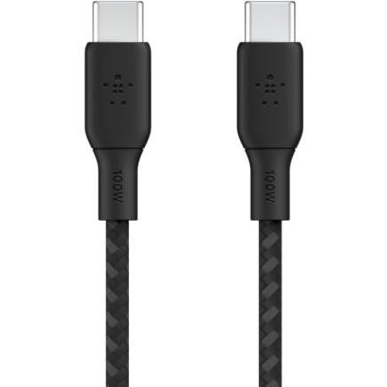 Belkin BOOST CHARGE USB-C/USB-C Kabel, bis 100 W, 3m, schwarz