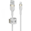 Belkin PRO Flex Lightning/USB-A Kabel, Apple zert., 3m, weiß