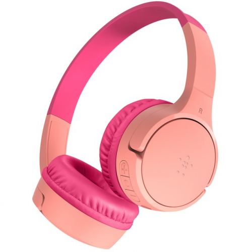 Belkin SOUNDFORM Mini BT On-Ear Kopfhörer für Kinder, rosa