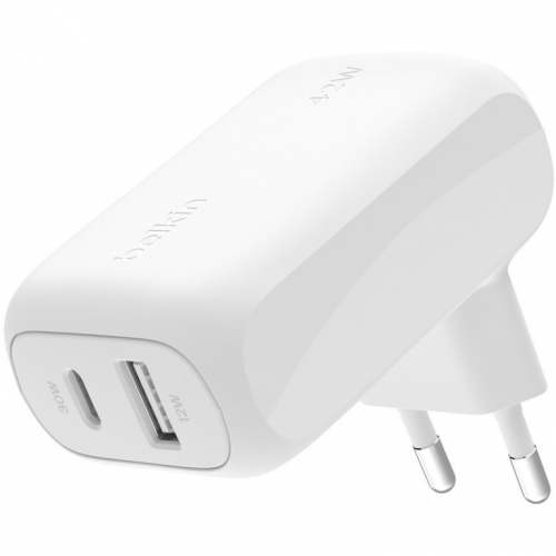 Belkin BOOST CHARGE 42W Dual Ladegerät mit PD+PPS, w